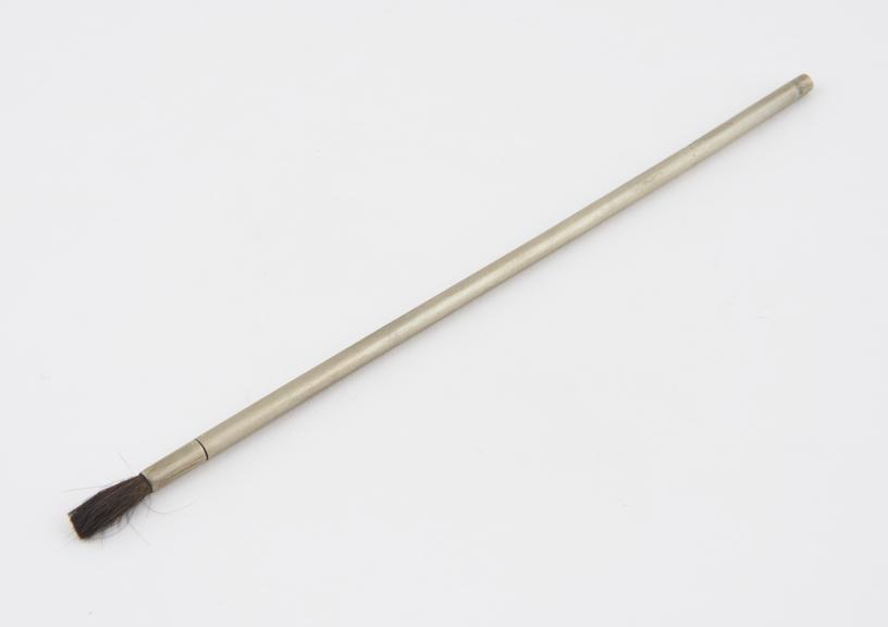 Dermal brush, steel, nickel-plated, 1880-1920