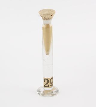 Glass jar containing Iodoform