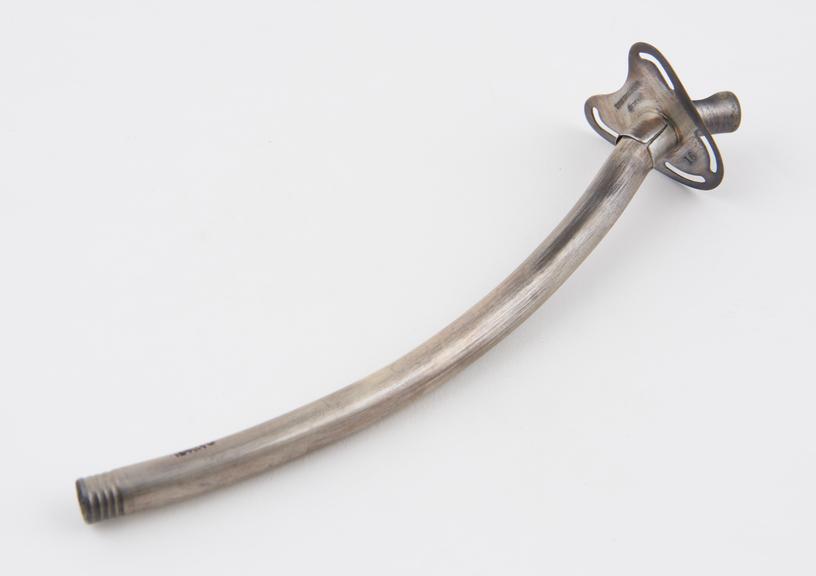 Watson's perineal drainage tube, silver, by Down, c. 1920