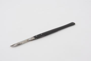 Scalpel, steel and ebony