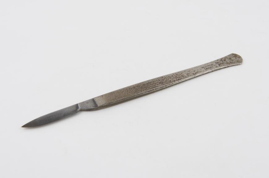 Scalpel, steel, 1881-1920