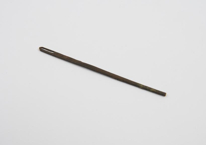 Seton needle(?), bronze, Roman, Hamonic collection, 199BC-500AD