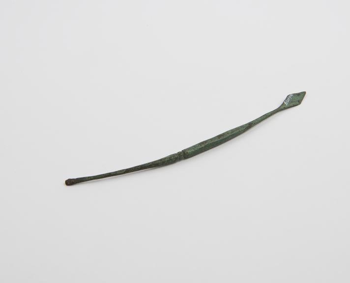 Lancet, long stemmed, bronze, Roman