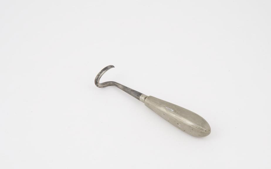 Doyen's rib raspatory, nickel-plated metal, by Arnold and Sons