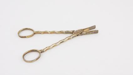 Silver-gilt clamp, British