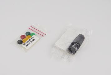 belt and aerial clips for Ericsson GA628 mobile phone, 1996-2000