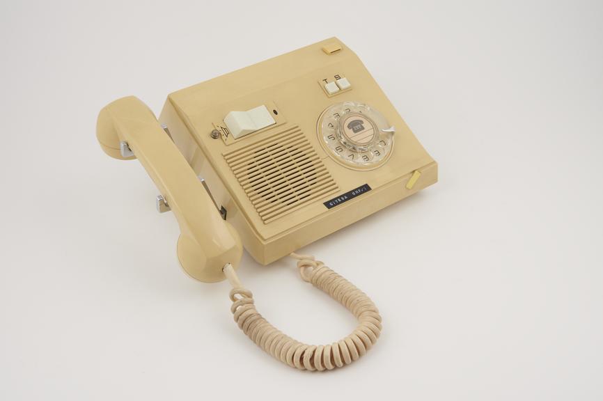 Telephone hands  free handset, mushroom, dial, model APA 8020