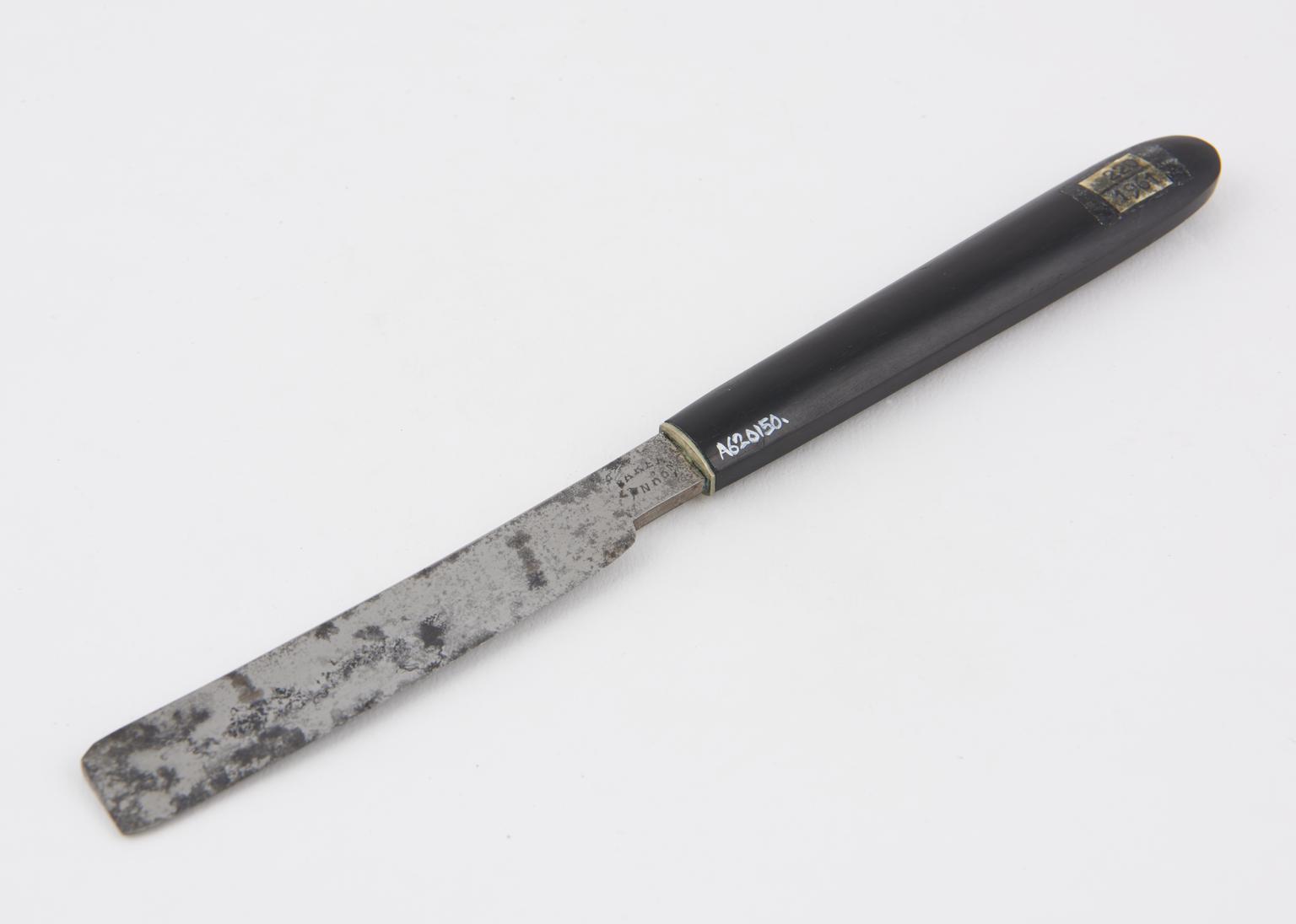 Skin-grafting razor, English, second half of the 19th century ...