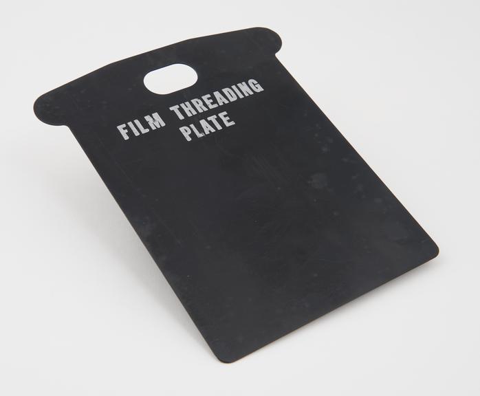 Film threading plate for USAAF Aircraft camera