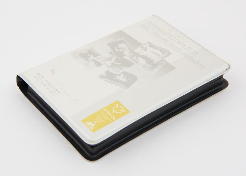 Presentation box containing production version ARM610 microchip