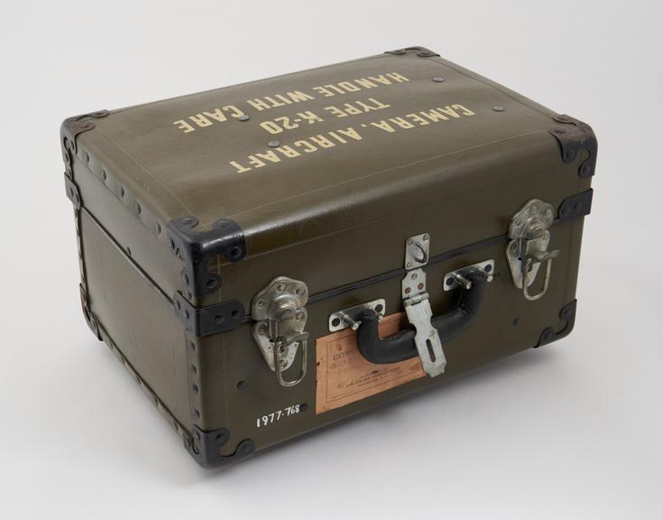 Case for USAAF Aircraft camera, type K20 Serial No