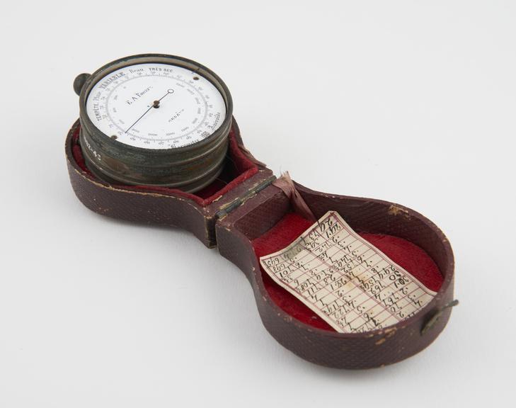 Traveller's pocket instrument containing compass