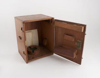 Mahogany box, for Dip circle, 1891