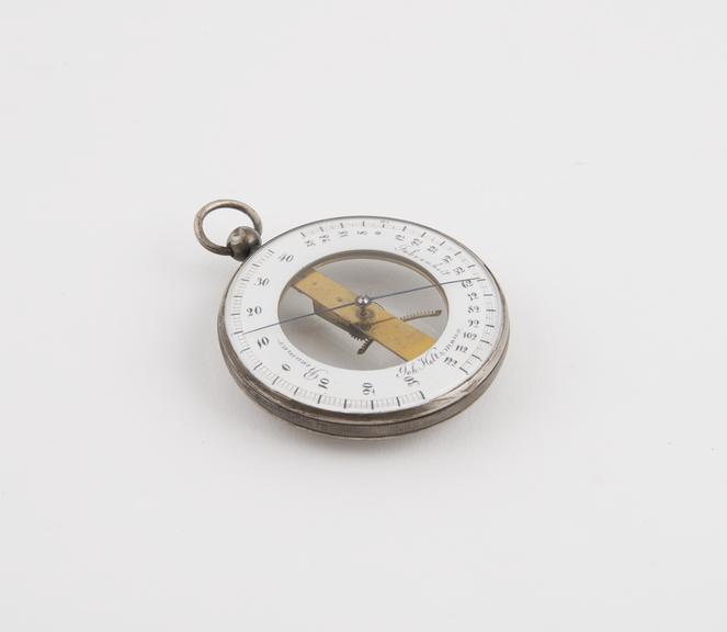 Metallic thermometer by Johann Holtzmann, Vienna, Austria