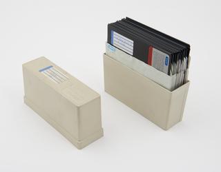 Floppy disks with system information, Wang PC