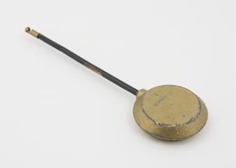 Pendulum from Pond Self-Winding Electric Clock by Chesters H. Pond