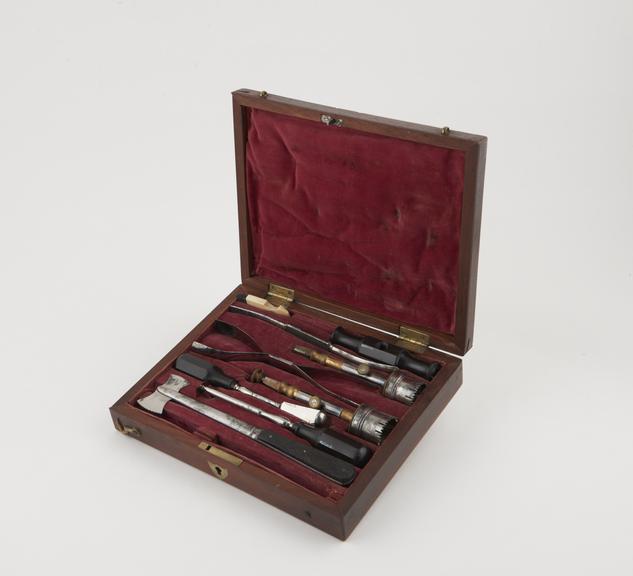 Trephination set by Norrie, Scottish, first half of 19th century