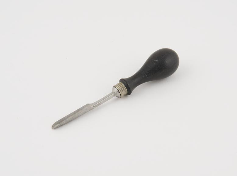 Bone gouge, probably 19th century, steel