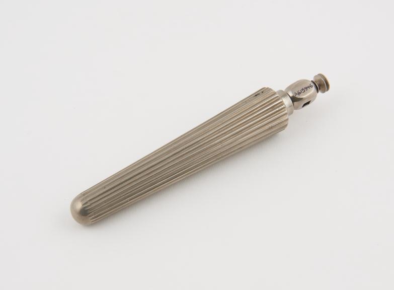 Surgical instrument handle, nickel-plated brass