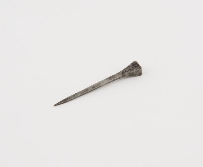 Surgical instrument(?), steel, nail-like perforator