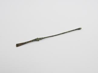 Combined spatula and olive ended probe