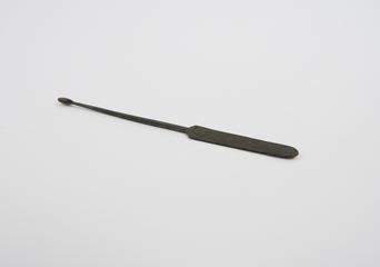 Combined spatula and olive ended probe