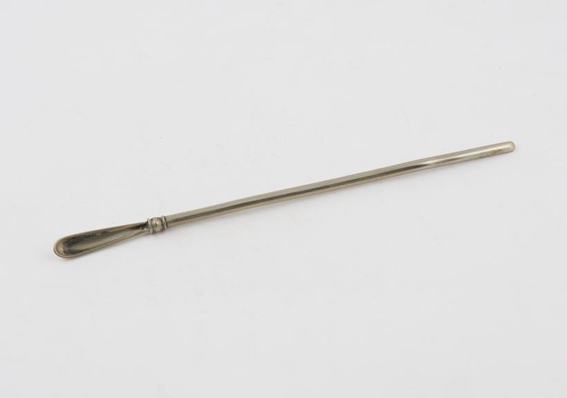 Director and scoop, steel, plated, 1880 to 1920