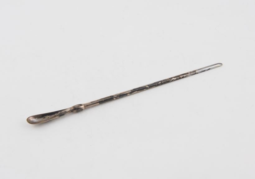 Director and scoop, steel, plated, by Down Bros