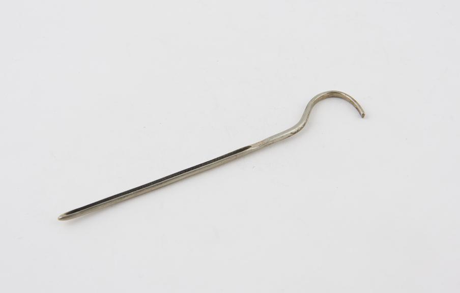 Director and aneurism needle, steel, 1880-1920