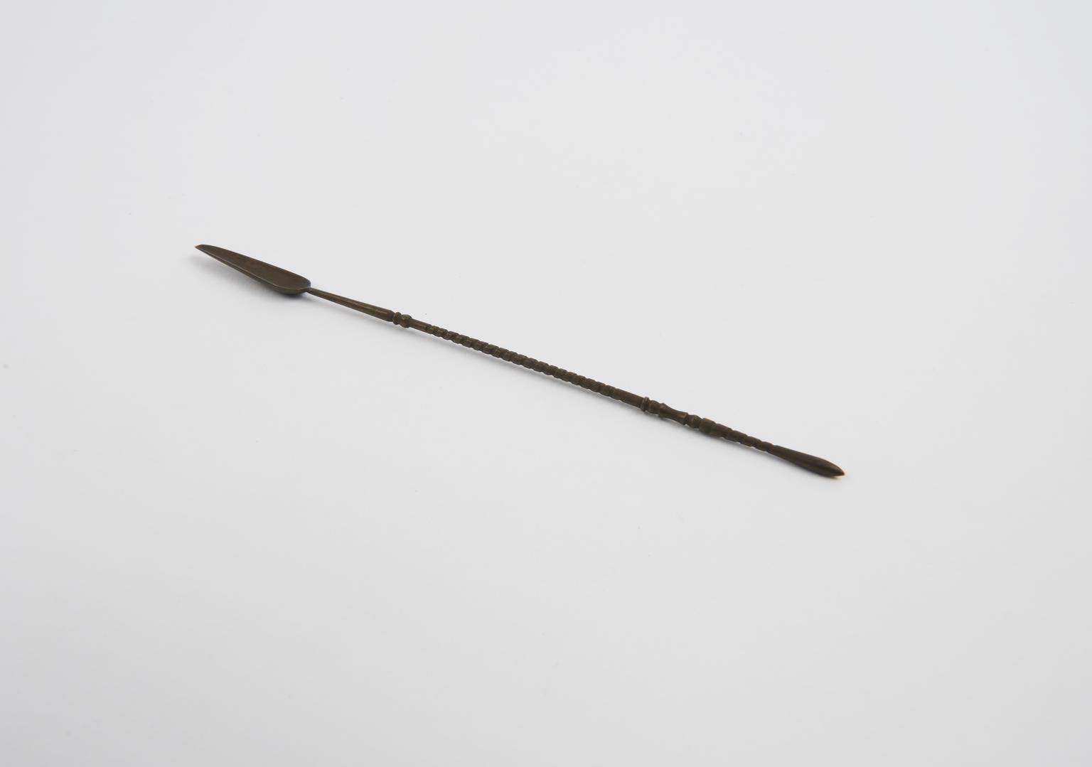 Combined scoop and probe with spiral handle# | Science Museum Group ...