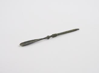 Scoop, bronze, broken and incomplete, Roman