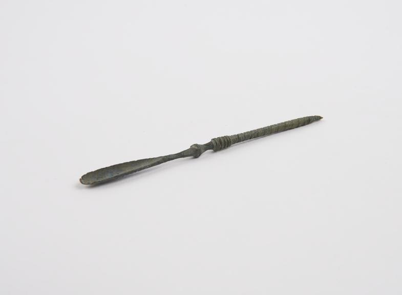 Scoop, bronze, broken and incomplete, Roman