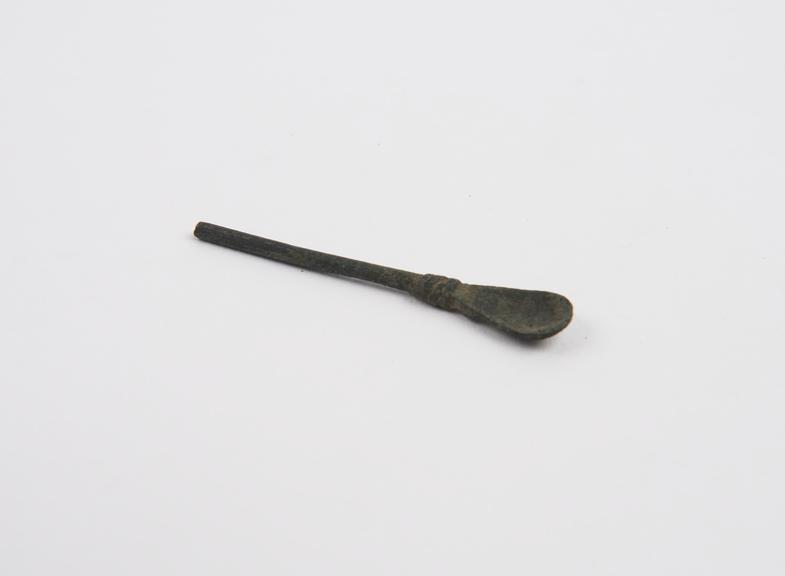 Spoon, bronze, handle broken, Graeco-Roman(?), 500BC-500AD