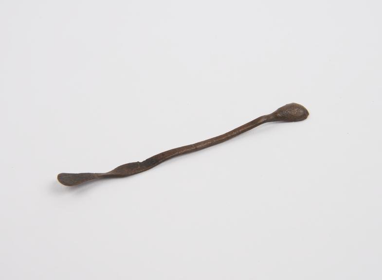 Scoop, bronze, found on site of Christ's hospital