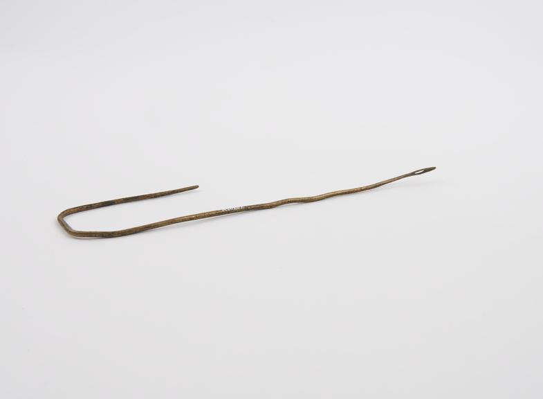 Bronze needle, Roman,  50BC to 500AD