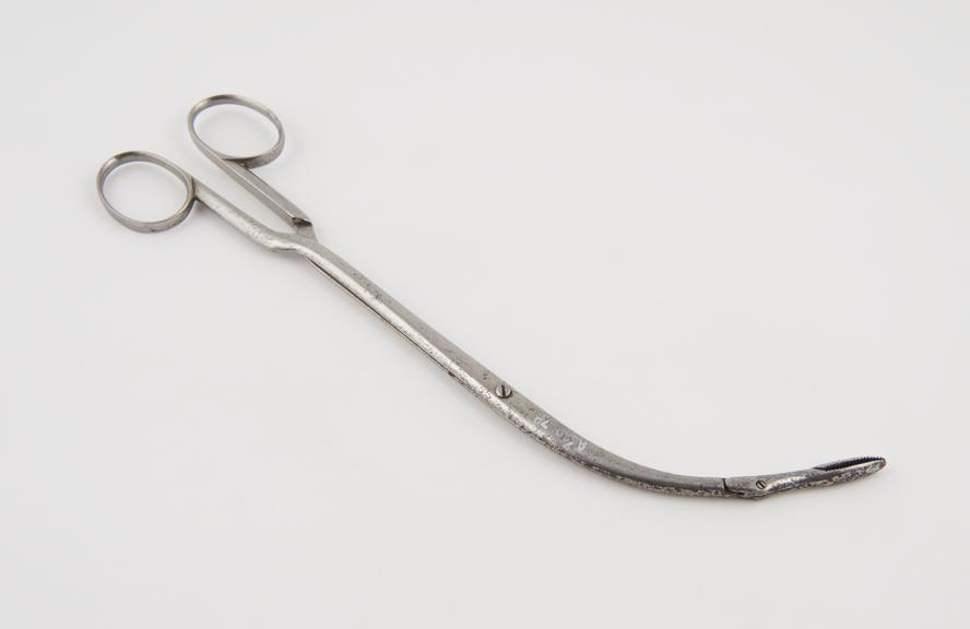 Oesophageal forceps Durham's, late 19th, early 20th century