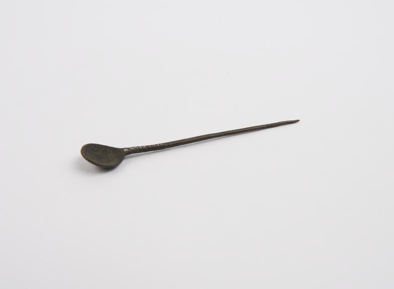 Combined spoon and probe, bronze, Roman(?), 199BC-500AD