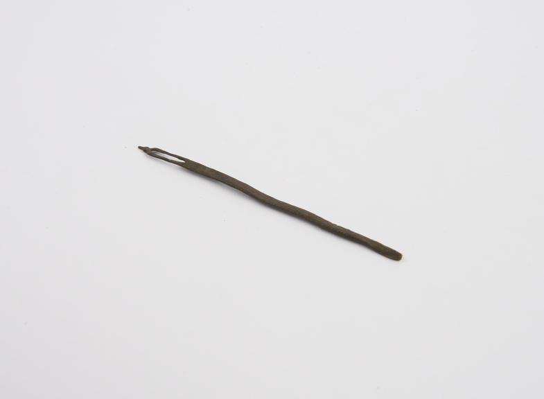 Seton needle(?), bronze, Roman, Hamonic collection, 199BC-500AD