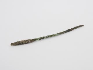 Curved needle(?), bronze, Roman(?), 199BC-500AD