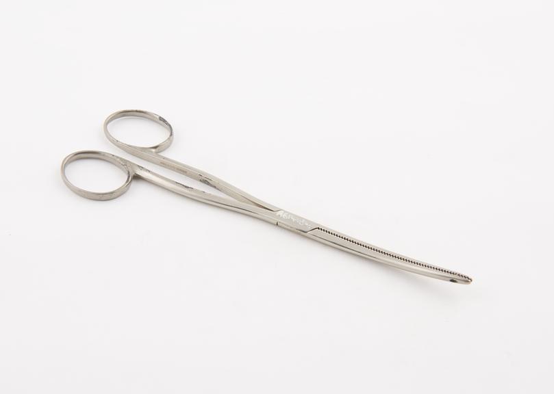 Nasal polypus forceps, steel, nickel-plated, by Down of London