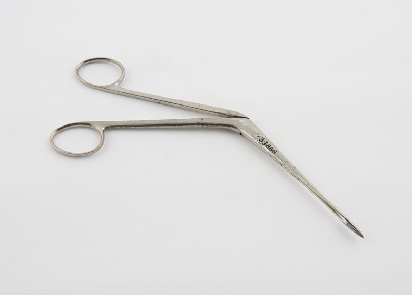 Nasal dressing forceps, Tilley, steel, nickel plated