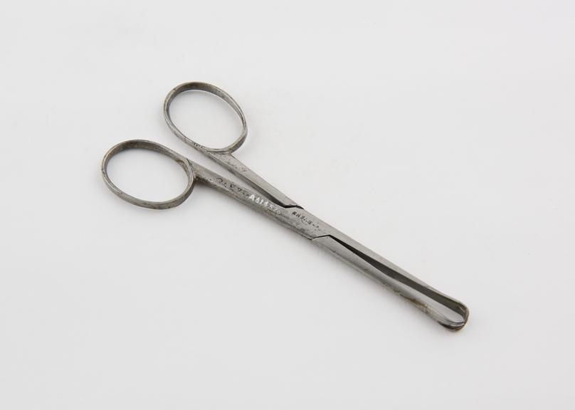 Nasal forceps, vulsellum, steel, by Stevens of London, 1830-1900