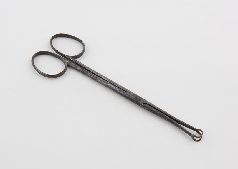 Nasal forceps, vulsellum, steel, mid 19th century