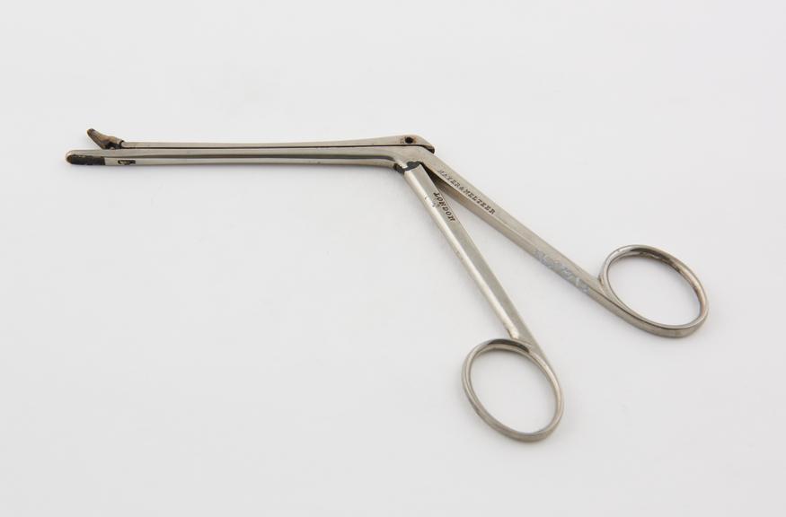 Grunwald's punch forceps, steel, nickel plated