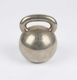 Spherical nickel plated brass Troy weight