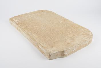 Cast, of Roman-Greek (Byzantine) marble tablet