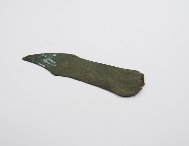 Bronze currier's knife, blade only, Hamonic collection, Greek