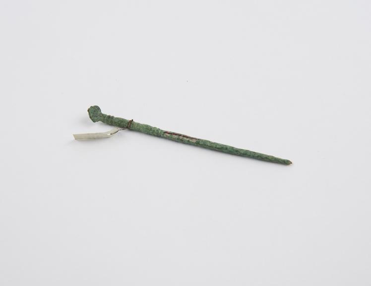 Aural scoop, bronze, Roman, from Sforza collection