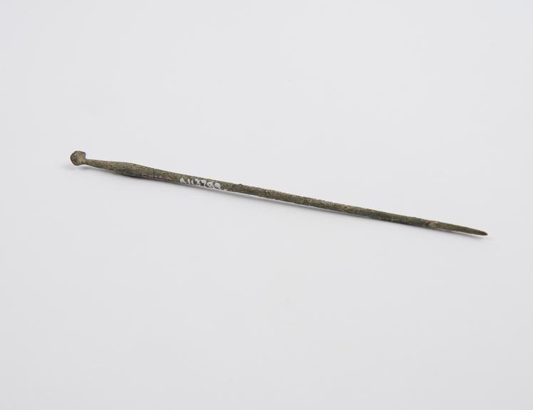 Ear scoop, bronze, Roman, from Sforza collection