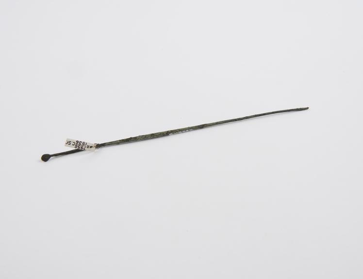 Ear scoop, loop stem, bronze, Roman, from Sforza collection